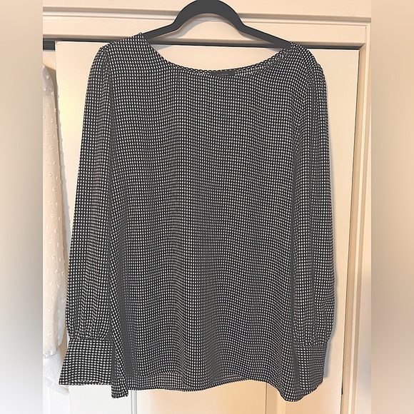 Halogen (Nordstrom) Houndstooth blouse - Picture 1 of 3